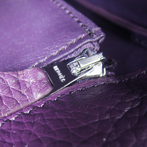 High Quality Hermes Kelly 35cm Togo Leather Bag Purple 6308 - Click Image to Close